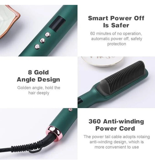Professional Electric Hair Straightener Comb Brush |Cod available
⭐️⭐️⭐️⭐️⭐️(2155 Reviews)